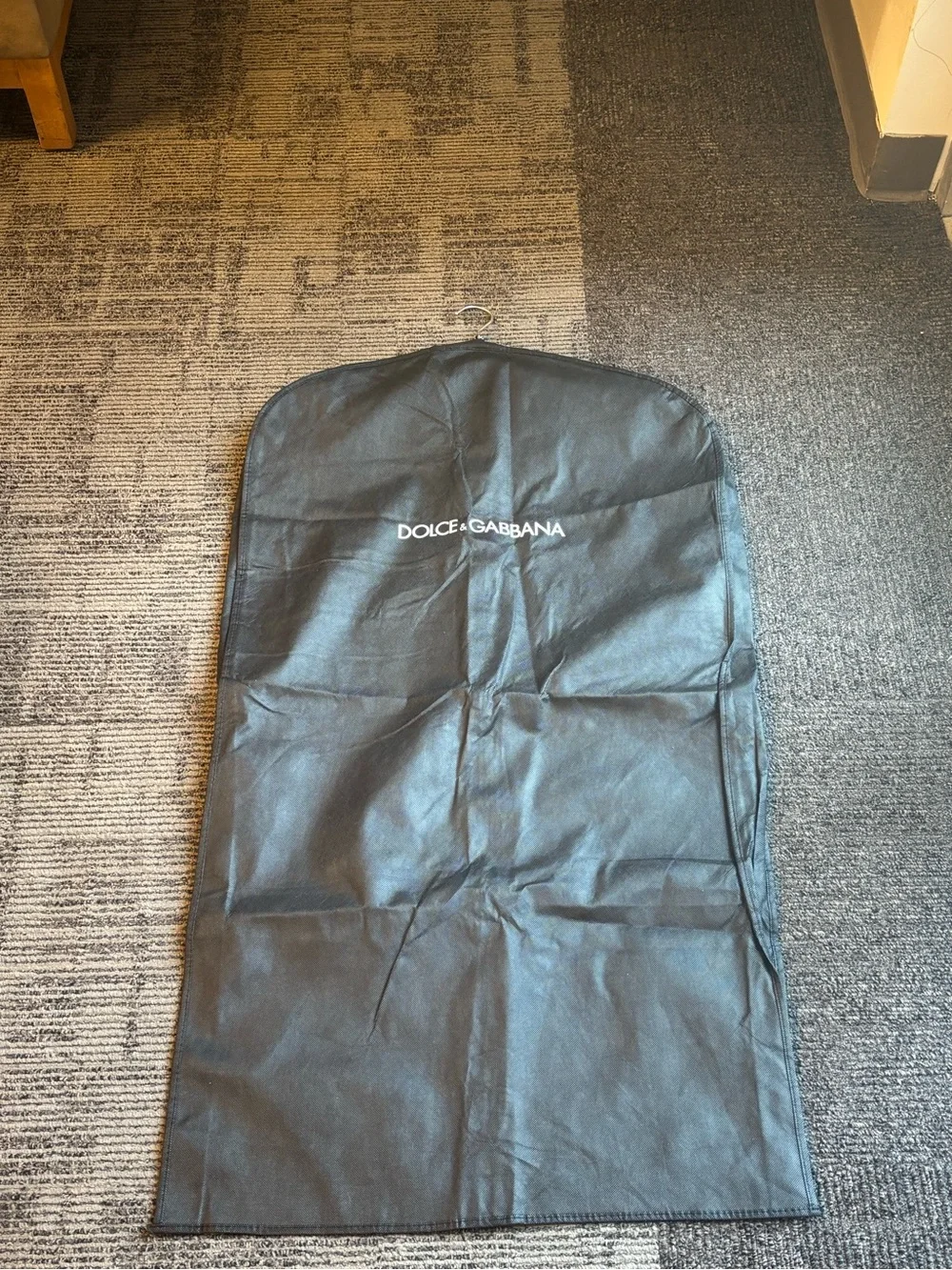 Dolce & Gabbana garment bag and hanger